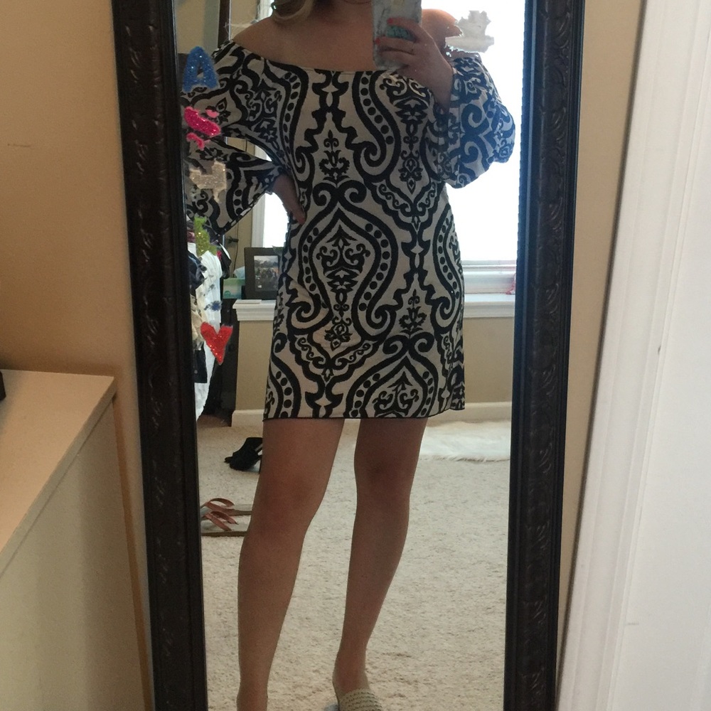 Red Lolly Boutique Bell Sleeved Dress size S/M
